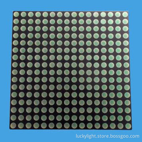 1.9mm Super Yellow Color 16x16 Dot Matrix LED Display